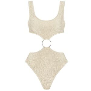 New! Montce Ky Oat Textured One Piece Swimsuit 1029